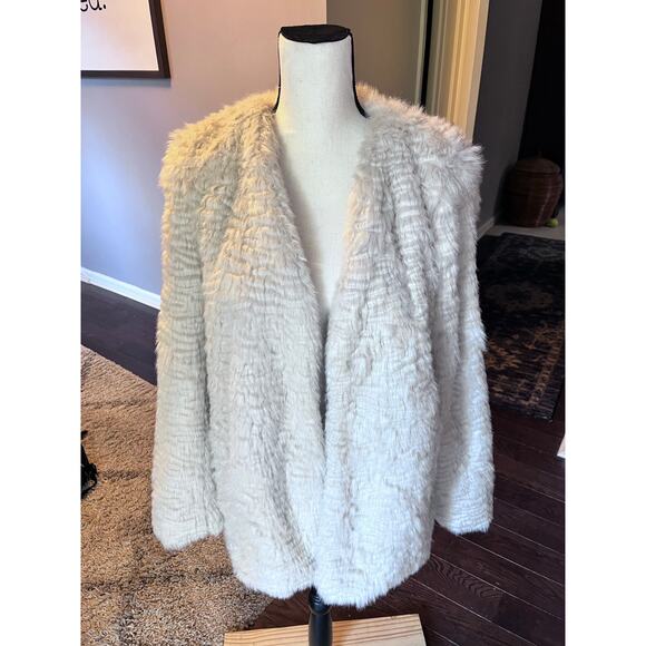 Anthropologie Fur by Urf Noemie Faux Fur Coat size S - Picture 1 of 5